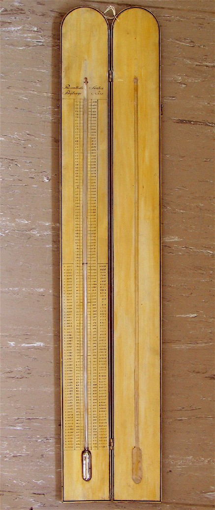 Thermomètre à mercure
(échelles Rosenthal)