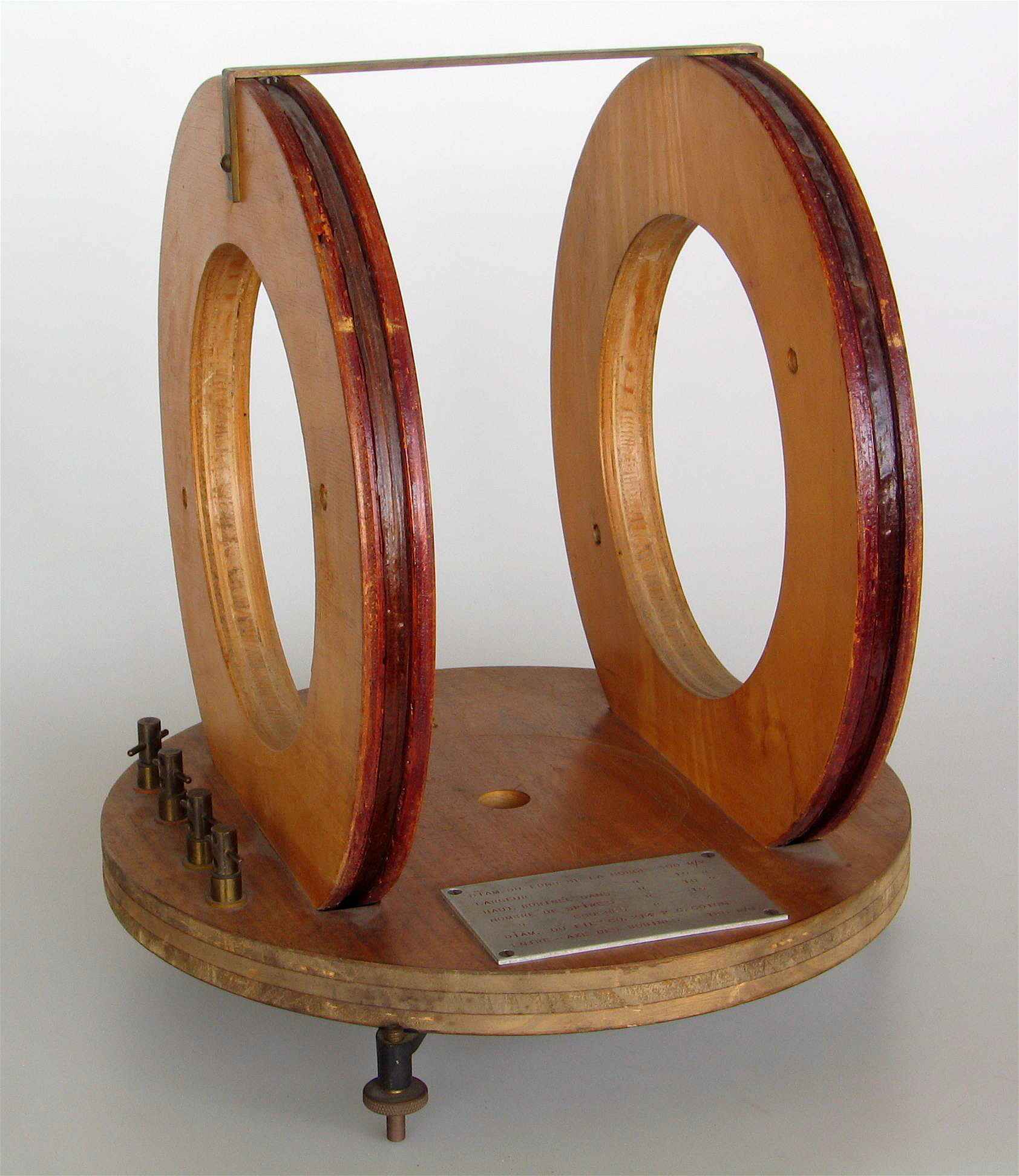 Paire de bobines de Helmholtz