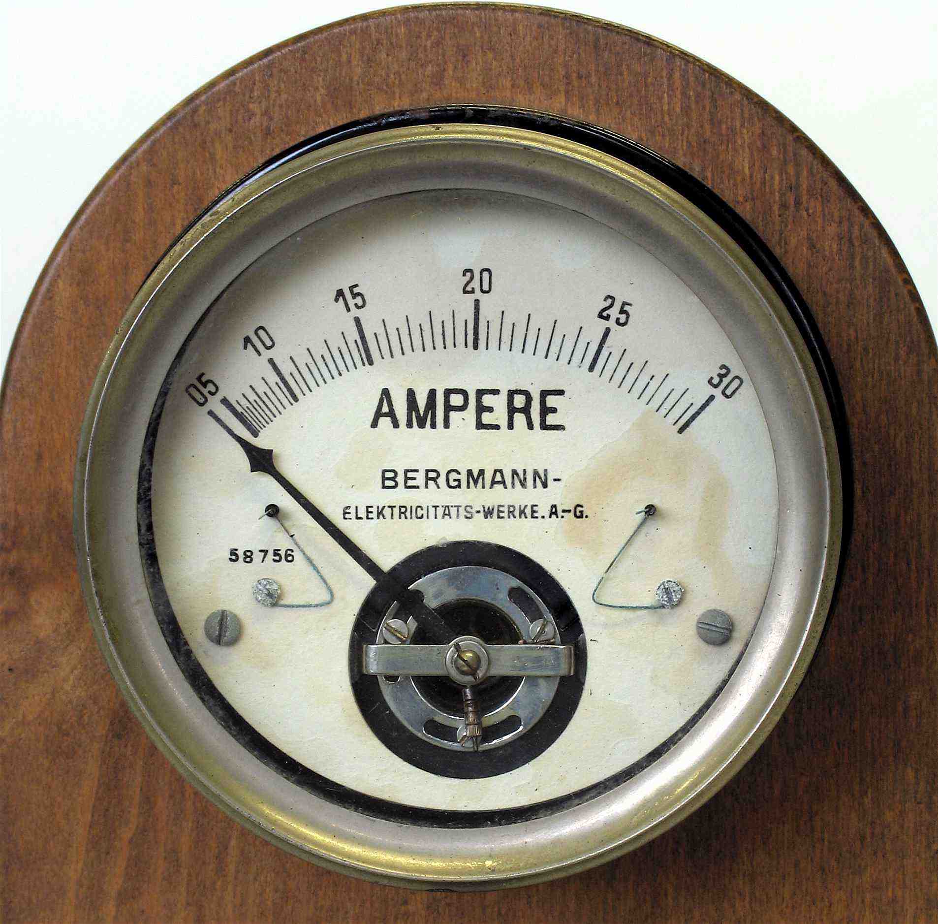 Ampèremètres de tableau, avec support
(30 A)
