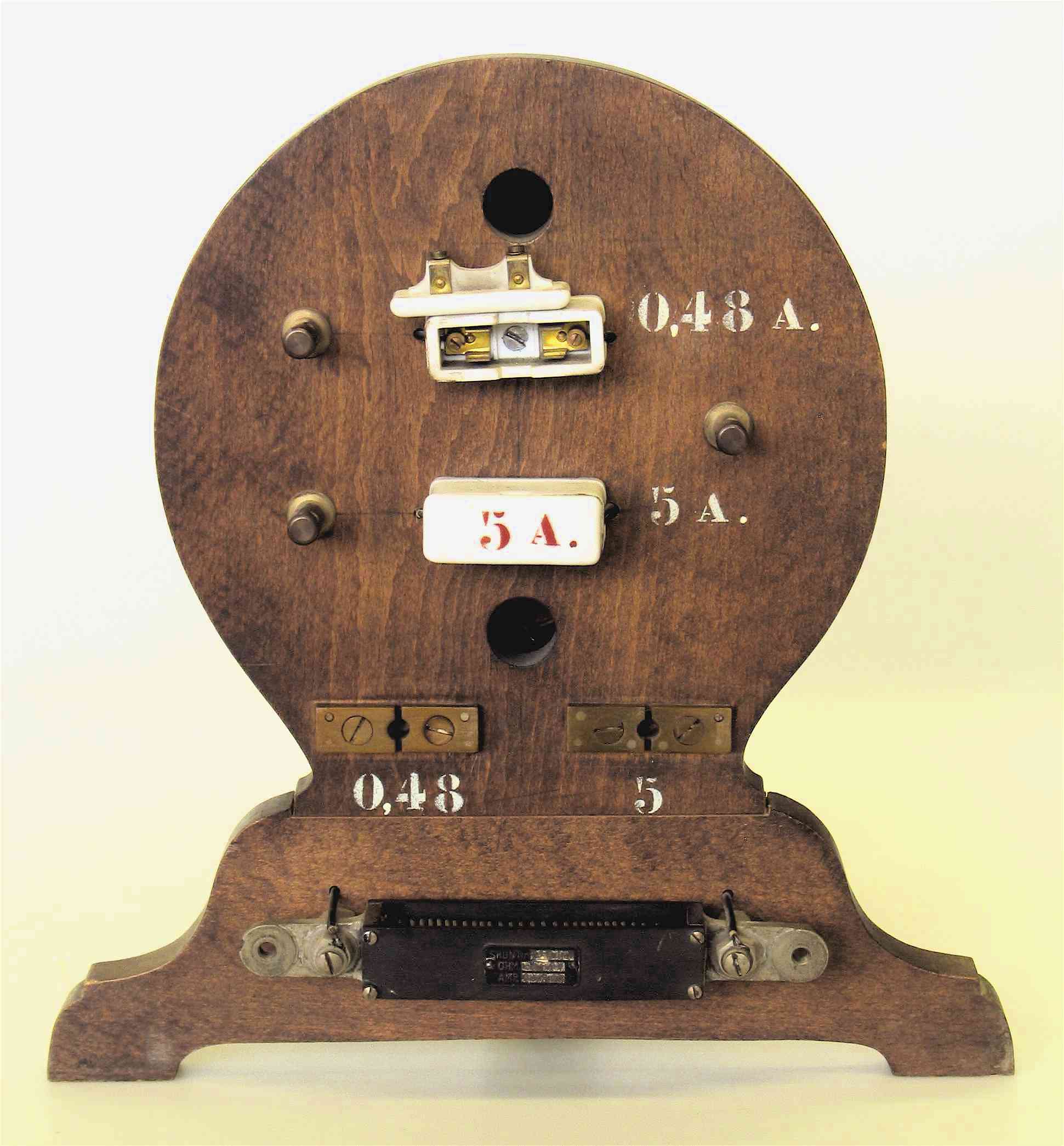 Ampèremètre de tableau, avec support
(0,5 A – 5 A) 