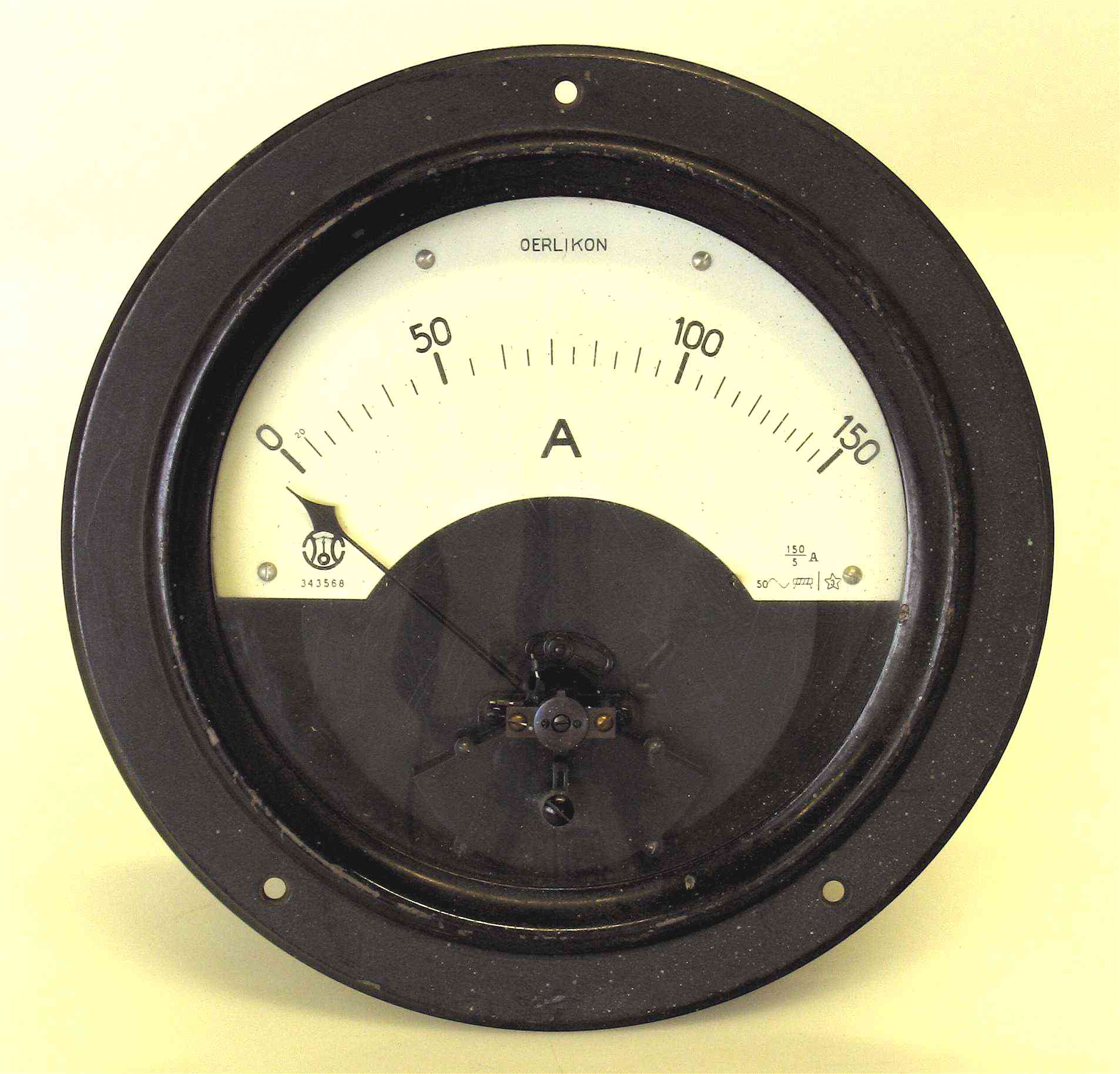 Ampèremètre de tableau 
(150 A)