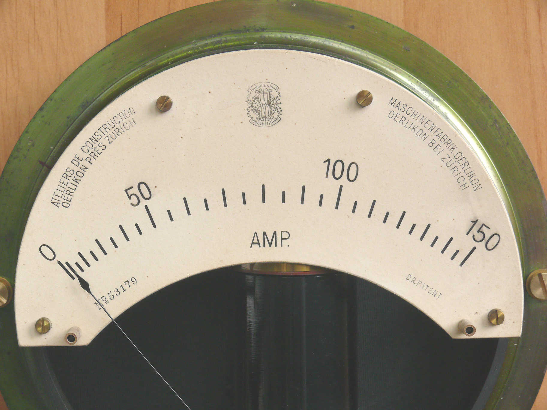 Ampèremètre à noyau plongeur, sur support
(150 A)