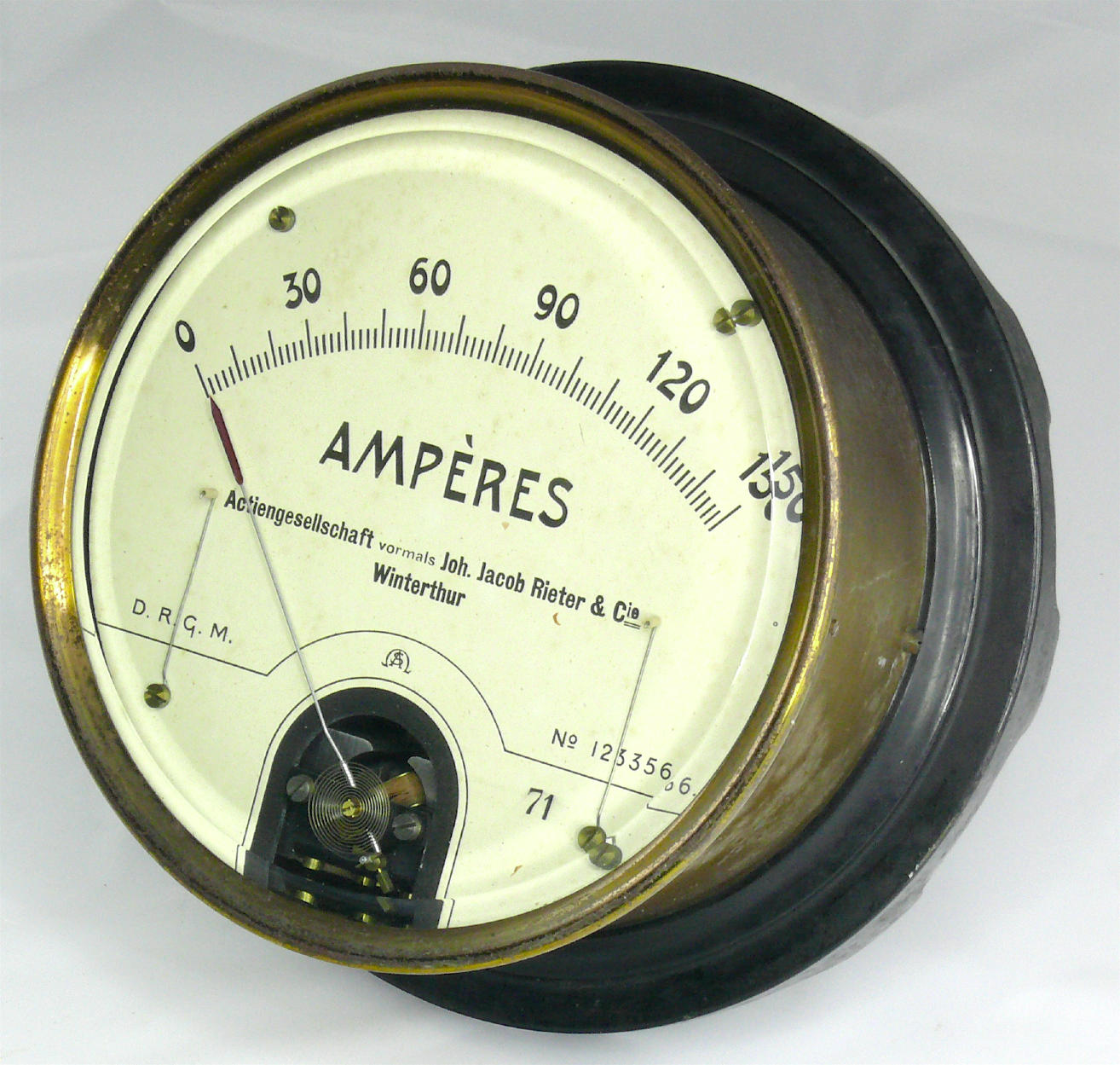 Ampèremètre de tableau
(150 A=)