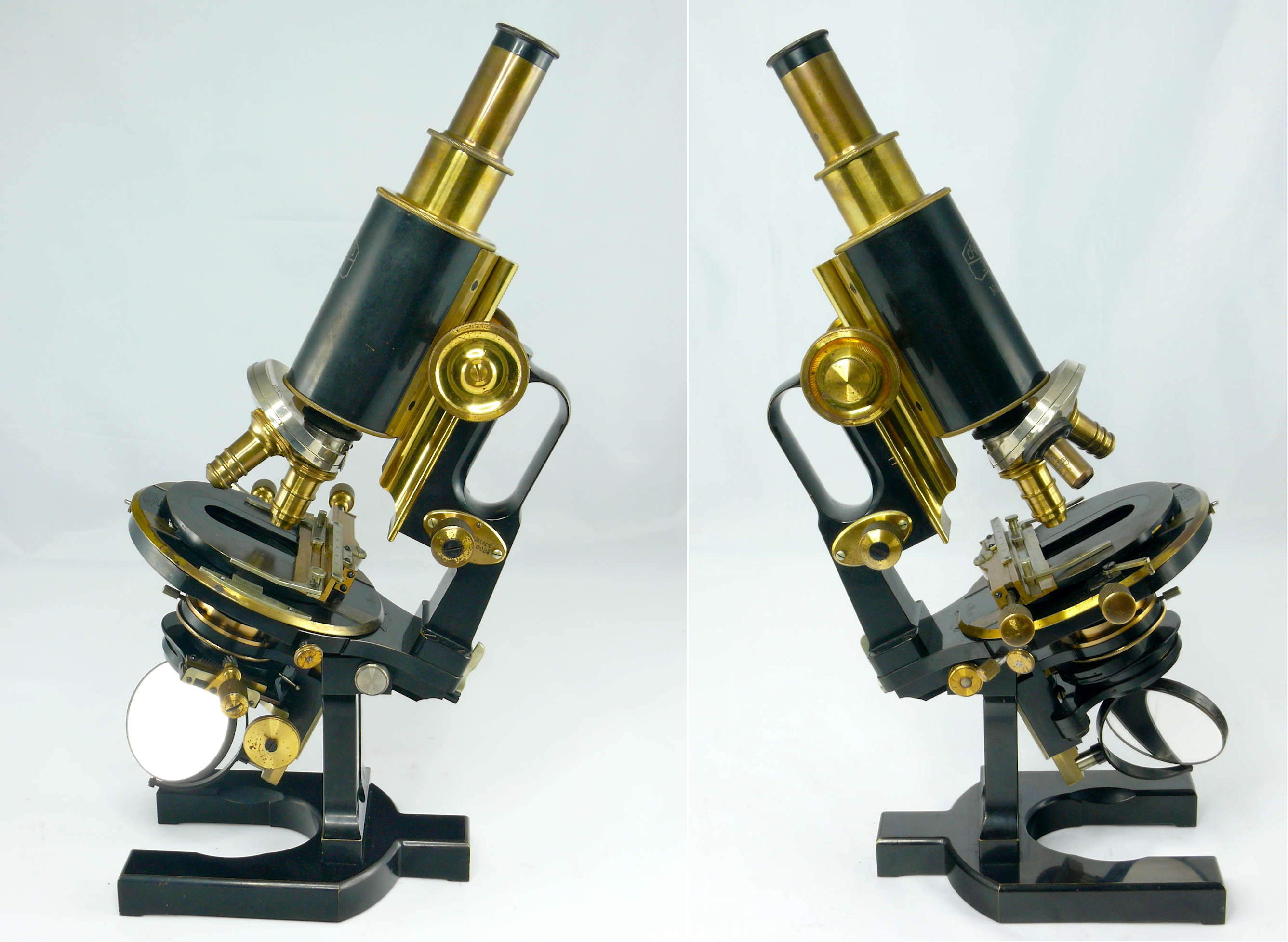 Grand microscope de recherche