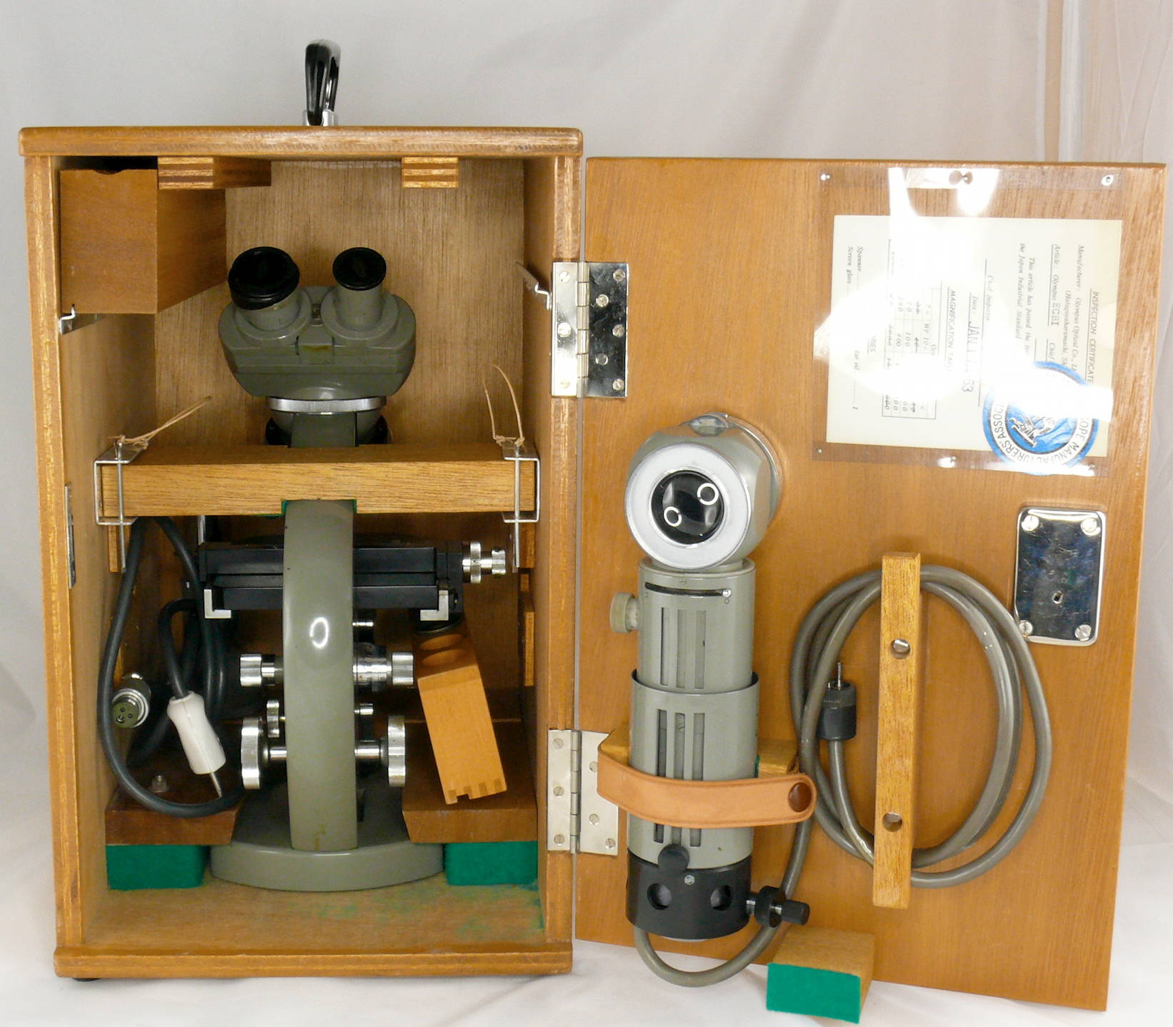 Microscope composé
(Olympus ECBI)
