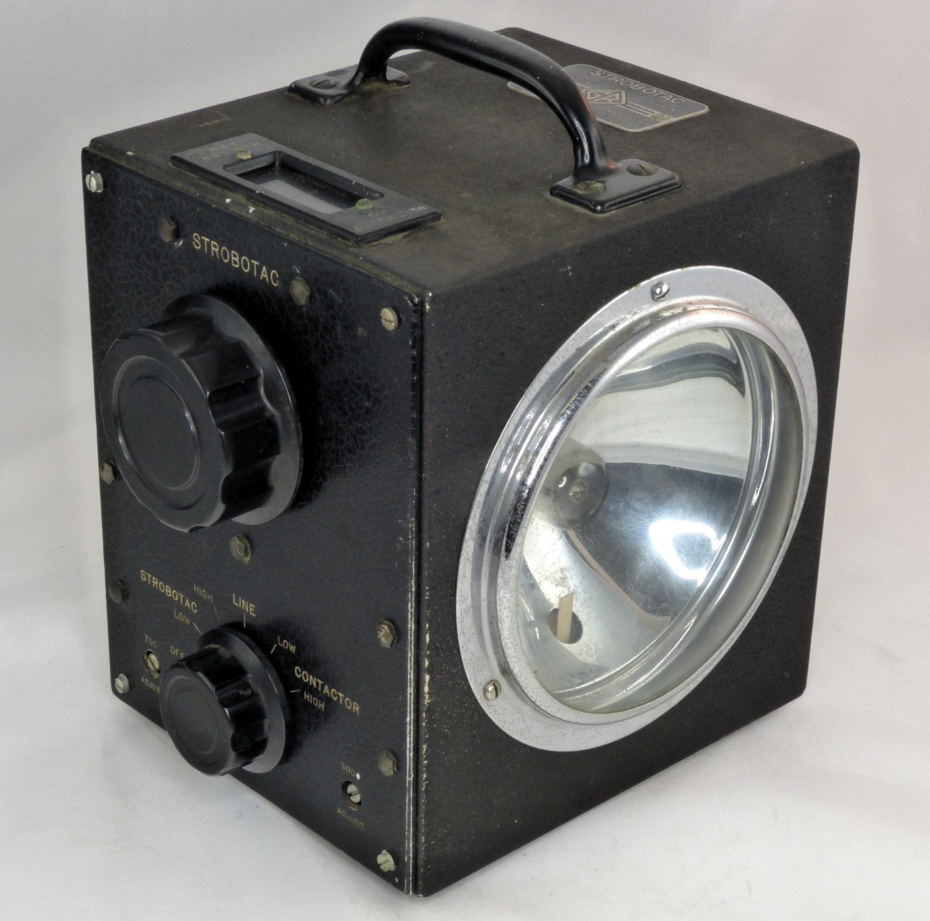 Stroboscope avec lampe-éclair
(”Strobotac”)